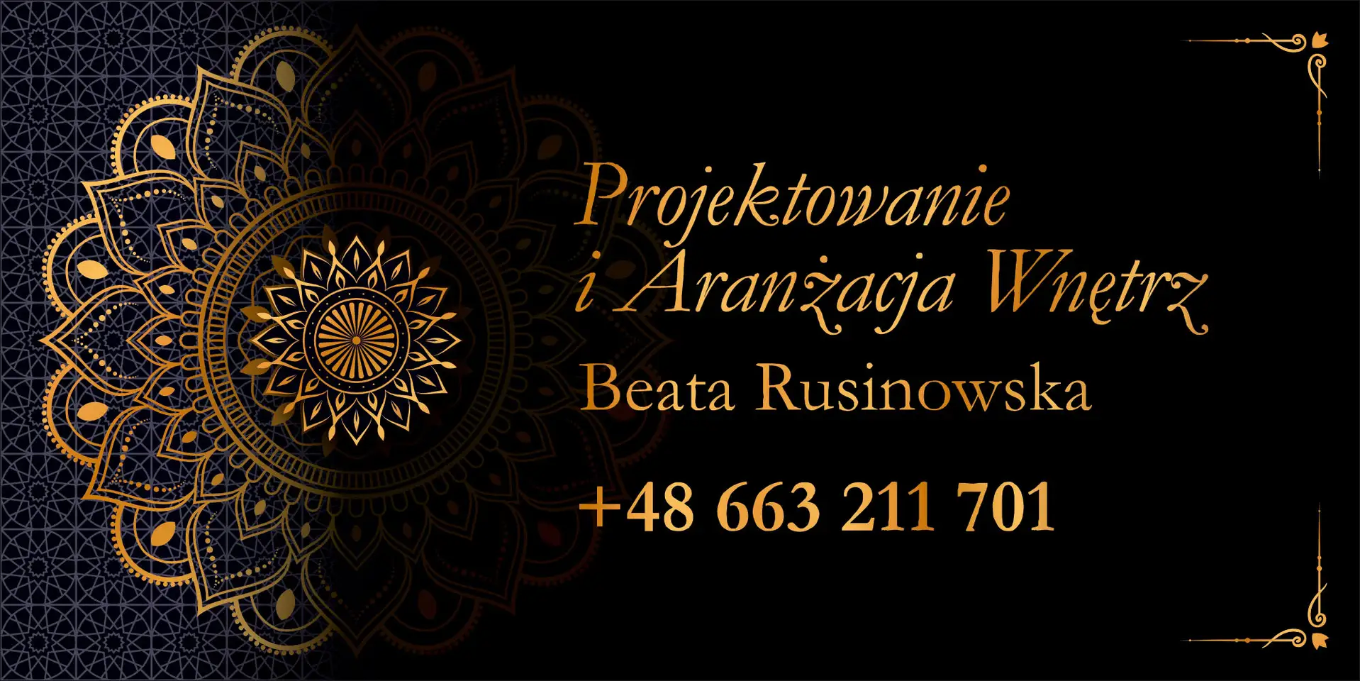 Projektowanie i Aranżacja wnętrz Beata Rusinowska
